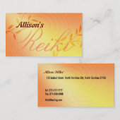 Reiki Visitekaartjes (Voorkant / Achterkant)