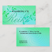 Reiki Visitekaartjes (Voorkant / Achterkant)