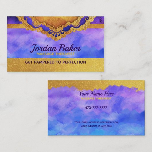 Reiki Visitekaartjes (Voorkant / Achterkant)