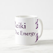Reiki voelt de energie koffiemok (Voorkant rechts)