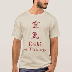 Reiki voelt de energie t-shirt