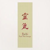 Reiki voelt de energie yogamat (Voorkant)