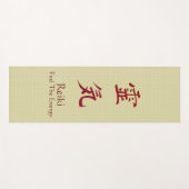 Reiki voelt de energie yogamat (Voorkant (horizontaal))