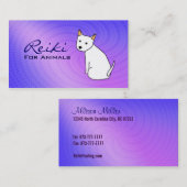 Reiki voor Visitekaartjes van dieren (Voorkant / Achterkant)