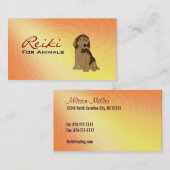 Reiki voor Visitekaartjes van dieren (Voorkant / Achterkant)
