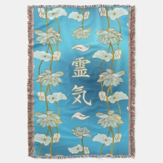 Reiki waarmee handensymbolen met lotus worden verh deken (Voorkant Verticaal)