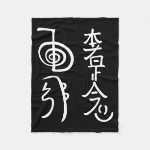 Reiki Wer-symbolen T-shirt Reiki-energie Sritual H Fleece Deken