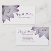 ** Reiki Yoga Lotus Energie Genezer Licht gevuld Visitekaartje (Voorkant / Achterkant)