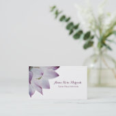 *~* Reiki Yoga Lotus Energy Healer Light Fled Visitekaartje (Staand voorkant)