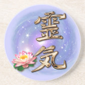 Reiki Zandsteen Onderzetter (Voorkant)