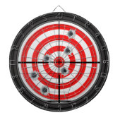 Reikwijdte en doeldartboard dartbord (Voorkant)