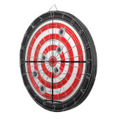 Reikwijdte en doeldartboard dartbord (Voorkant Rechts)