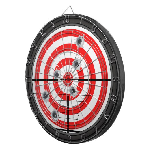 Reikwijdte en doeldartboard dartbord (Voorkant Rechts)