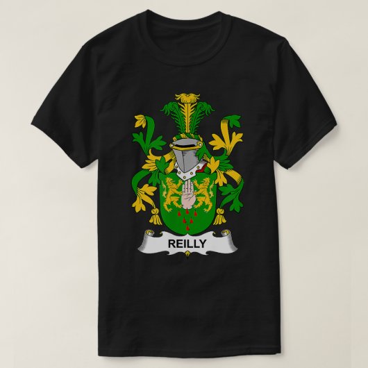 Reilly Coat of Arms  Family Crest  T-shirt (Design voorkant)