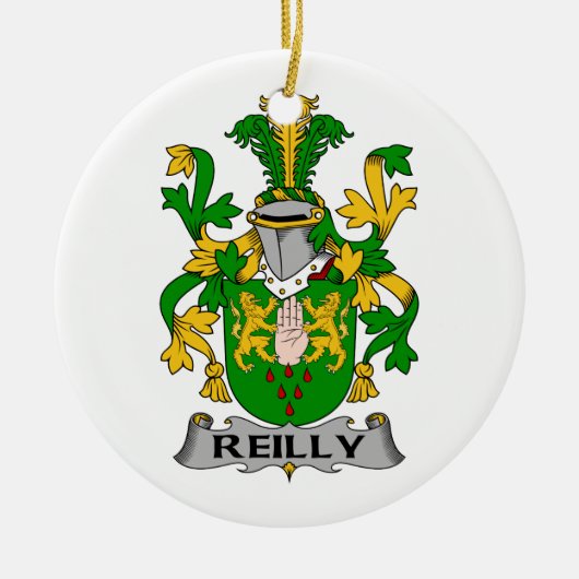 Reilly Family Crest Keramisch Ornament (Voorkant)