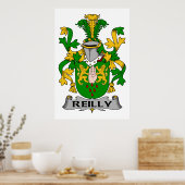 Reilly Family Crest Poster (Keuken)