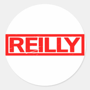 Reilly Stamp Ronde Sticker