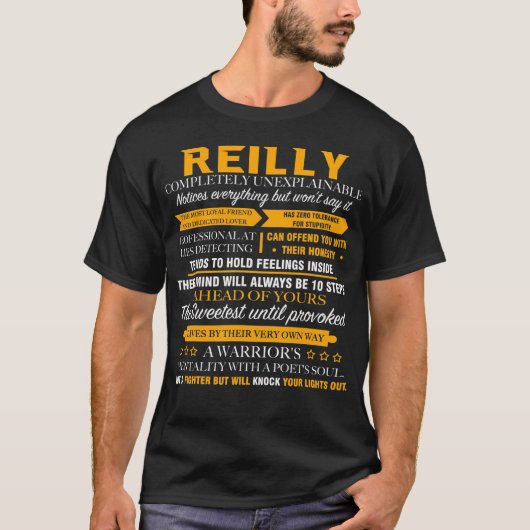 REILLY volledig onverklaarbaar T-shirt (Voorkant)
