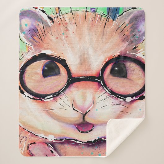 Reilly's vriend sherpa deken (Voorkant)