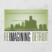Reimagining Detroit Postcard Briefkaart (Voorkant)