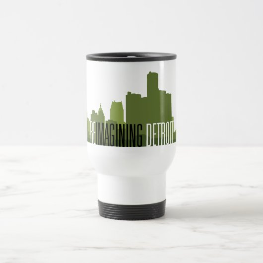 Reimagneten van het Detroit Travel Reisbeker (Center)