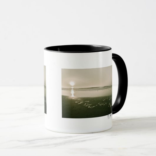 Reimei (Daybreak) Coffee Mok I—Ocean Sunrise (Voorkant rechts)