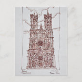Reims Cathedral | Regio Champagne, Frankrijk Briefkaart (Voorkant)