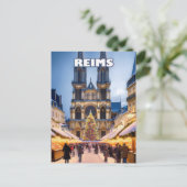 Reims Christmas Elegance Briefkaart (Staand voorkant)