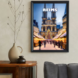 Reims Christmas Elegance Perfect Poster