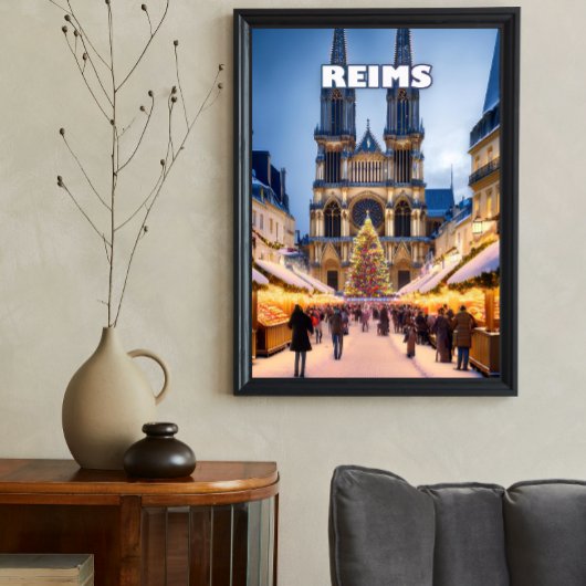 Reims Christmas Elegance Poster