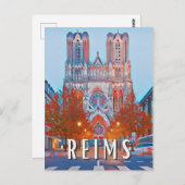 Reims Photo Vintage Briefkaart (Voorkant / Achterkant)