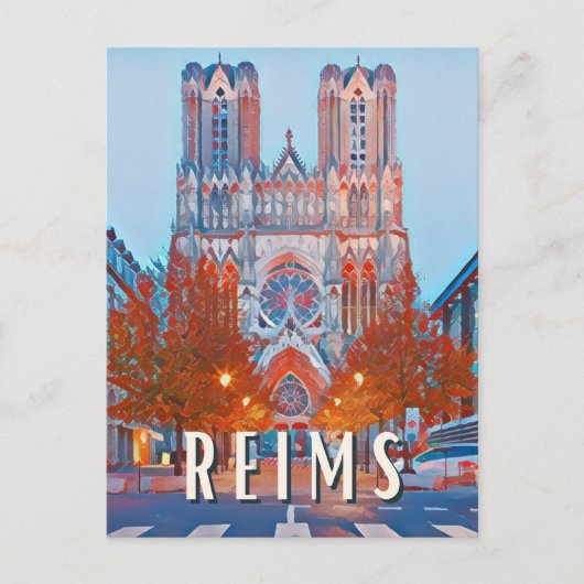 Reims Photo Vintage Briefkaart (Voorkant)