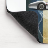 Reims Racetrack Vintage Mercedes Muismat (Hoek)