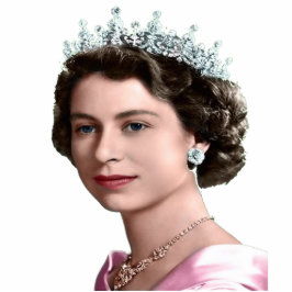 Reina de Inglaterra1 Staand Fotobeeldje