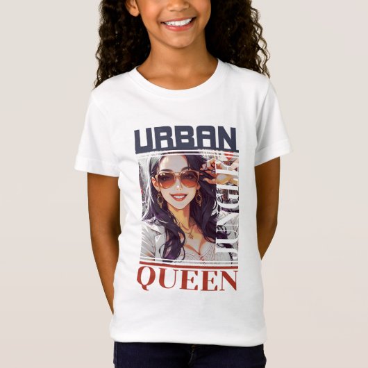 Reina de la Ciudad - Para niñas T-shirt (Voorkant)