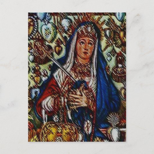 REINA MARIA LIONZA BRIEFKAART (Voorkant)