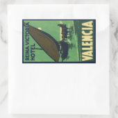 Reina Victoria Hotel Valencia Rechthoekige Sticker (Tas)