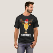 Reinbeer Kerstkerstkerstkerstverlichting rendierbi T-shirt (Voorkant volledig)