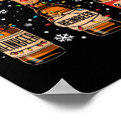 Reinbeers Funny Reindeer Beer Kerstmis Drink X Poster (Hoek)