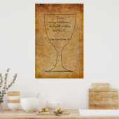 Reïncarnatie bevestiging Spiritueel Art Poster (Keuken)