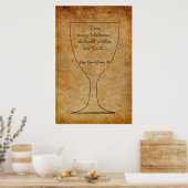 Reïncarnatie bevestiging Spiritueel Art Poster (Keuken)