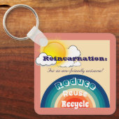 Reïncarnatie Eco-vriendelijke Sleutelhanger (Voorkant)