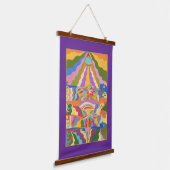 Reïncarnatie hangend wandkleed (Gebogen)