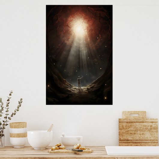 Reïncarnatie Poster (Keuken)