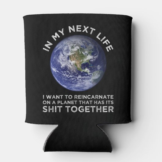 Reïncarneren op een planeet die zijn stront bij el blikjeskoeler (Achterkant)