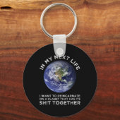 Reïncarneren op een planeet die zijn stront bij el sleutelhanger (Achterkant)