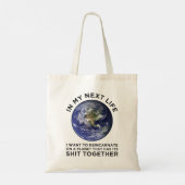 Reïncarneren op een planeet die zijn stront bij el tote bag (Achterkant)