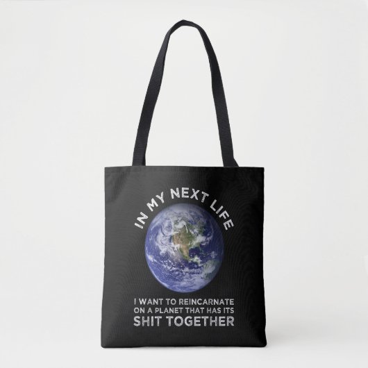 Reïncarneren op een planeet die zijn stront bij el tote bag (Voorkant)