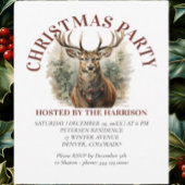 Reindear Retro Classic Schattige Kerst Kaart