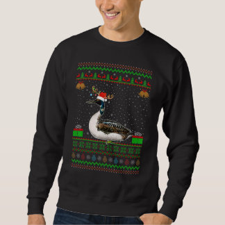 Reindebaars Santa Hat Matching Ugly Loon Bird Chri Trui